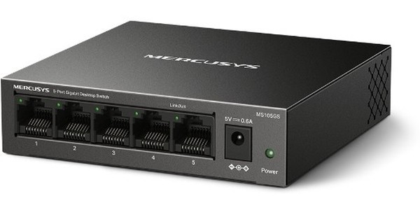 Mercusys MS105GS, Коммутатор