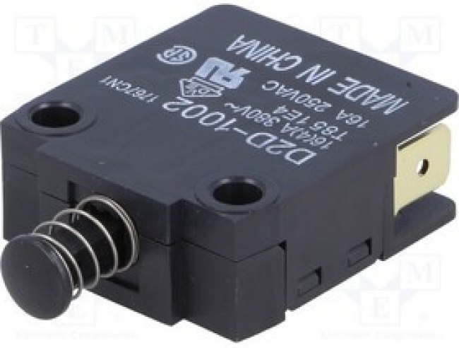 D2D-1002, Interlock Switches Standard 3mm Gap SPST-NC Screw Mt