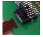 59453-041110ECHLF, 0.50mm Flex Connectors, FPC/FFC Side Entry ZIF Connector, Surface Mount, 4 Positions, Bottom Contact, 0.50mm (0.020in) Pi