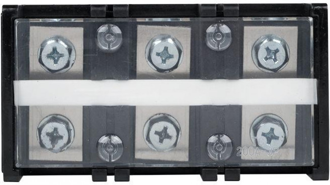 tc-2003, Блок зажимов ТС-2003 до 95 мм2 200A 3 клеммные пары EKF PROxima tc-2003, Блок зажимов ТС-2003 до 95 мм2 200A 3 клеммные пары EKF PROxima