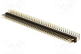 ZL212-80KG, Штыревой, штыревое, "папа", PIN 80, угловой 90°, 2,54мм, THT, 2x40 ZL212-80KG, Штыревой, штыревое, "папа", PIN 80, угловой 90°, 2,54мм, THT, 2x40