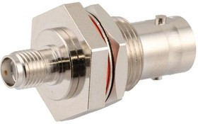 LCAD30013, RF ADAPTER, SMA JACK-BNC JACK, 50 OHM