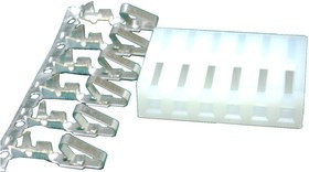 PHU- 6 (DS1072-6 F), Розетка кабельная с контактами 3.96мм 6pin