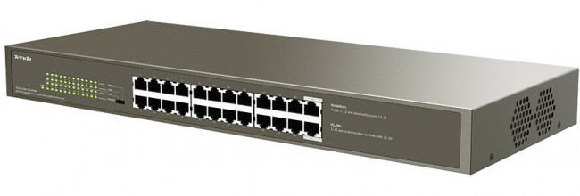 Коммутатор (свитч) Tenda TEG1124P-24-250W