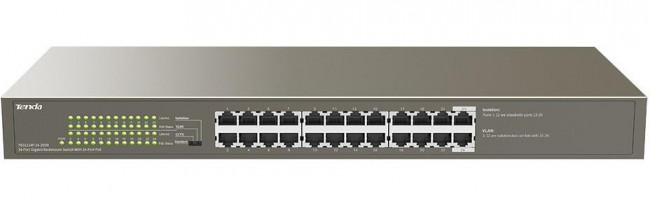 Коммутатор (свитч) Tenda TEG1124P-24-250W