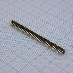 KLS1-207C-2-80-S, (PLLD1.27-80 2X40 KLS1-207C-2-80-S1), Штыревой соединитель, 2х40 шаг 1,27мм. двухрядный KLS1-207C-2-80-S, (PLLD1.27-80 2X40 KLS1-207C-2-80-S1), Штыревой соединитель, 2х40 шаг 1,27мм. двухрядный