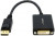 DP2DVI2, Переходник разъема, DisplayPort, 20 вывод(-ов), Штекер, DVI-I, 29 вывод(-ов), Гнездо