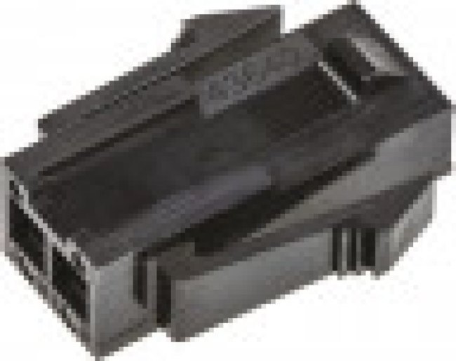 43640-0200, Корпус разъема, однорядный, монтаж в панель, Серия Micro-Fit 3.0, Штекер, 2 вывод(-ов), 3 мм