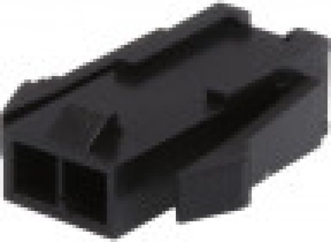 43640-0200, Корпус разъема, однорядный, монтаж в панель, Серия Micro-Fit 3.0, Штекер, 2 вывод(-ов), 3 мм
