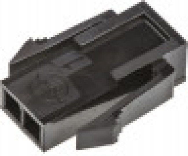 43640-0200, Корпус разъема, однорядный, монтаж в панель, Серия Micro-Fit 3.0, Штекер, 2 вывод(-ов), 3 мм