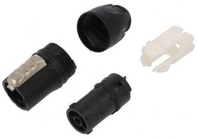 NAC3FX-W-TOP, Locking Power Inlet Cable Connector, Inlet, 2 + PE Contacts, Screw Terminal