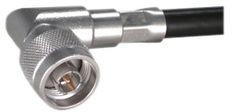 16_N-50-7-36/133_NE, RF Connector, N-Type, Brass, Plug, Right Angle, 50Ohm, Crimp Terminal
