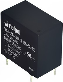 RM32N-3021-85-S012, Реле: электромагнитное, SPST-NO, Uобмотки: 12ВDC, 5A/250ВAC, 5А