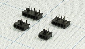 Разъем питания MF3-1x04RA розетка, шаг P3.0, контакты 4P, угловой, монтаж на плату Разъем питания MF3-1x04RA розетка, шаг P3.0, контакты 4P, угловой, монтаж на плату