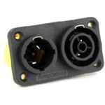 HPT-3-CC, Гнездо, питания AC, "папа" + "мама", PIN: 3, 16А, 250В, термопласт