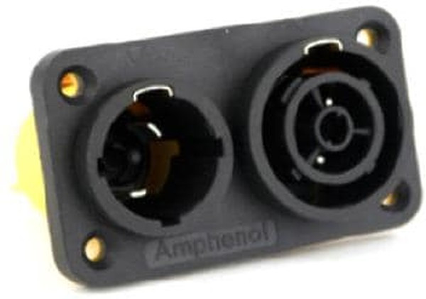 HPT-3-CC, Гнездо, питания AC, "папа" + "мама", PIN: 3, 16А, 250В, термопласт