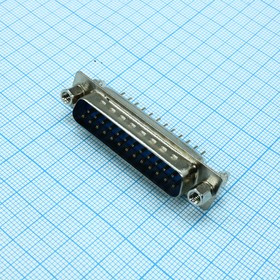 DS1034-25MUNSI44, (DPBS-25M), D-Sub, вилка на плату DS1034-25MUNSI44, (DPBS-25M), D-Sub, вилка на плату