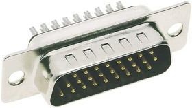 09564005604, Разъем D Sub, HD62, High Density, Штекер, 62 контакт(-ов), DC, Solder Cup