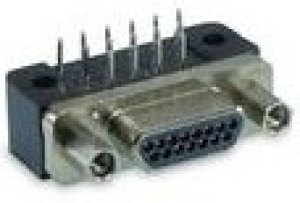MDM-15PCBR-A174-F222, D SUB CONNECTOR, R/A PLUG, 15 POS, TH MDM-15PCBR-A174-F222, D SUB CONNECTOR, R/A PLUG, 15 POS, TH
