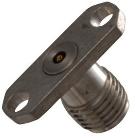 145-0701-602, Разъем РЧ / Коаксиальный, Коаксиальный SMK, Прямое Гнездо с Фланцем, Компрессия, 50 Ом