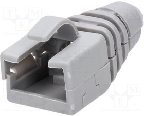 RJ45SRB-RET-LG, Корпус вилки RJ45, Цвет: светло-серый
