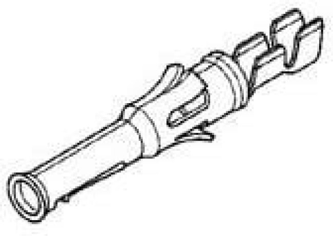 66592-1, CONTACT, SOCKET, 22-18AWG, CRIMP