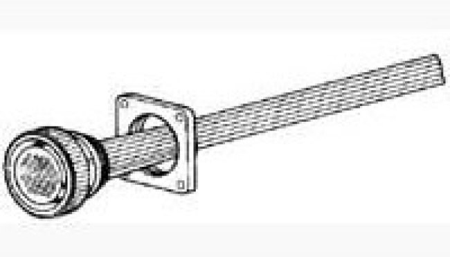 207299-2, Аксессуар разъема, Panel Mount Flange, AMP CPC Series Shell Size 13 Plug Connectors, CPC