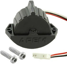 HRS202B7, Joysticks 0.5-4.5V BLK frctn hold 11 detents