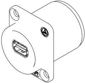 EHMDP2, MINI DISPLAY PORT COUPLER, RCPT, 20POS