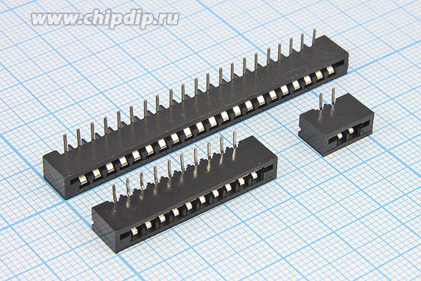 Разъем FB- 9 розетка, шаг P2.54, контакты 9P, на шлейф/плату, FB- 9