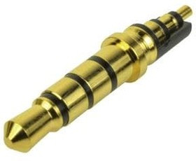 SP-3544G, Phone Connectors audio plug 3.5mm 4conductor Cable mnt