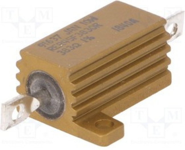 RER45F3830RC02, Резистор: проволочный, винтами, 383Ом, 10Вт, ±1%, 20ppm/°C