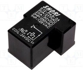 S12-PAS-24, Реле: электромагнитное, SPST-NC, Uобмотки: 24ВDC, Серия: S12, PCB