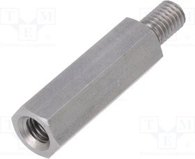 TFM-M8X40/DR2413, Дистанцирующая стойка с резьбой, 40мм, Внутр.резьба: M8