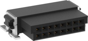 354078 / 354078-E, Surface Mount PCB Connector, 16-Contact, 2-Row, 1.27mm Pitch