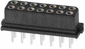 B5743-206-M-T-2, Headers &amp; Wire Housings BS Datamate L-Tek DIL Male Vertical 3mm Throughboard Connector, unlatched, gold, 3+3 contacts