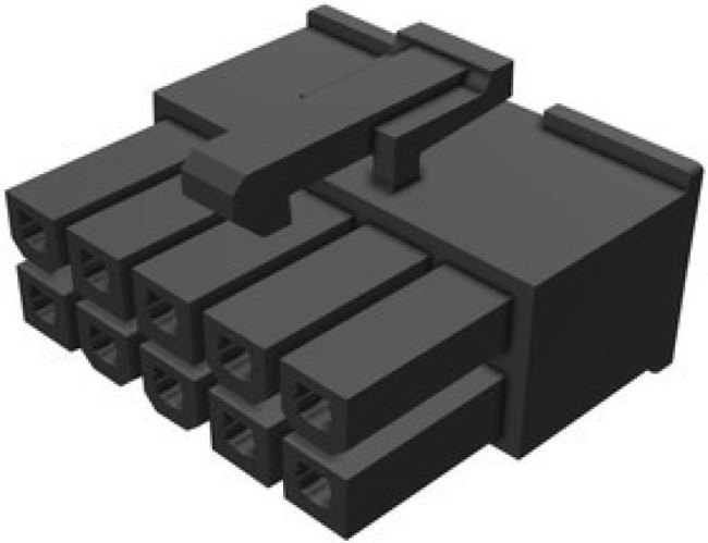 39-01-3105, Корпус разъема, Mini-Fit Jr. 5557, Гнездо, 10 вывод(-ов), 4.2 мм