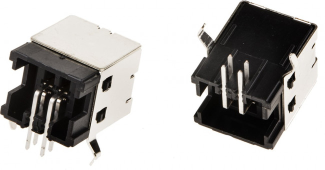 292304-1, USB Connectors 4P 'B' RECEPTACLE