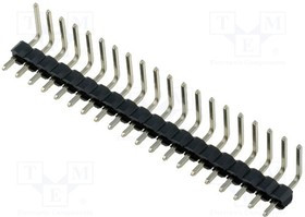 ZL211-20KG-S, Штыревой штыревое "папа" PIN 20 угловой 90° 2,54мм THT 1x20 ZL211-20KG-S, Штыревой штыревое "папа" PIN 20 угловой 90° 2,54мм THT 1x20