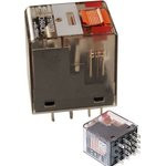 1-1393154-2 (PT570024), Реле 4 переключ. 24VDC, 6A/240VAC 4PDT