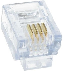 32-5994UL, Modular Connectors / Ethernet Connectors RJ11 6P4C ROUND STRANDED CABLE
