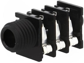 ACJS-MHOP, Phone Connectors 1/4"jack Hor CHASIS CONN PLSTC MNT ACJS-MHOP, Phone Connectors 1/4"jack Hor CHASIS CONN PLSTC MNT