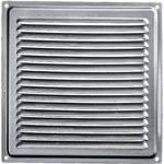 Решётка металлическая с сеткой 150x150ВРС, серебрянный