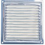 Решётка металлическая с сеткой 150x150ВРС, серебрянный