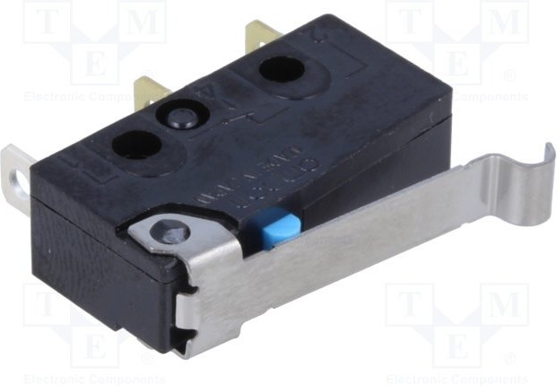 SSG-01L3H, Микропереключатель, Субминиатюрный, Изогнутый Рычаг, SPDT, Пайка, 100 мА, 30 В DC SSG-01L3H, Микропереключатель, Субминиатюрный, Изогнутый Рычаг, SPDT, Пайка, 100 мА, 30 В DC