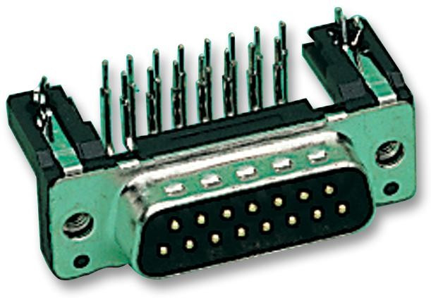 09 66 262 7811, Разъем D Sub, Standard, Штекер, Серия Snap In, Ground Contact, 15 контакт(-ов), DA, Пайка 09 66 262 7811, Разъем D Sub, Standard, Штекер, Серия Snap In, Ground Contact, 15 контакт(-ов), DA, Пайка