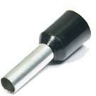 Наконечник кабельный 3,5x12, диаметр 3,9, сечение S-6,0, обжиной, черный, LT060018