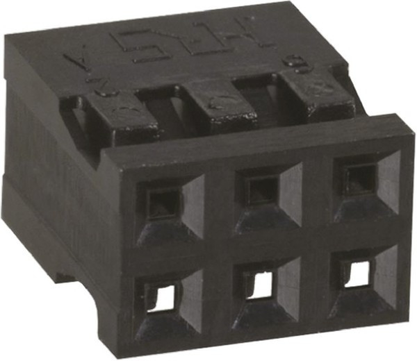 A3B-6D-2C, Headers &amp; Wire Housings 6P DR CRIMP SOCKET