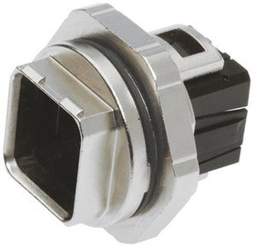 09350120312, Heavy Duty Power Connectors Han PushPull Panel Feed Through for circular cutout, metal, (buy HIFF insert separate) 09350120312, Heavy Duty Power Connectors Han PushPull Panel Feed Through for circular cutout, metal, (buy HIFF insert separate)
