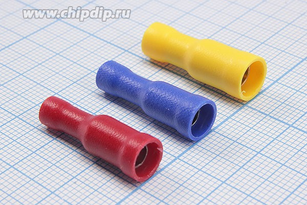 Наконечник кабельный гнездо "I" 4,0, обжимной, красный, TRL-1; №774 клемма нак/каб гн "I" 4,0\\ \обж\кр\ TRL-1